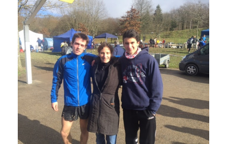 3 athlètes aux France de cross
